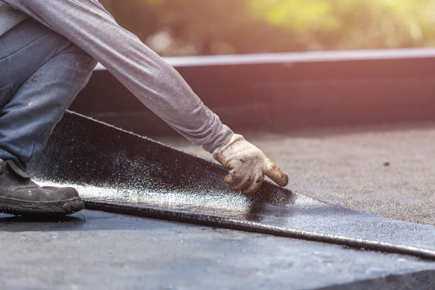 Professional Exterior Waterproofing technician working in McDonald, OH